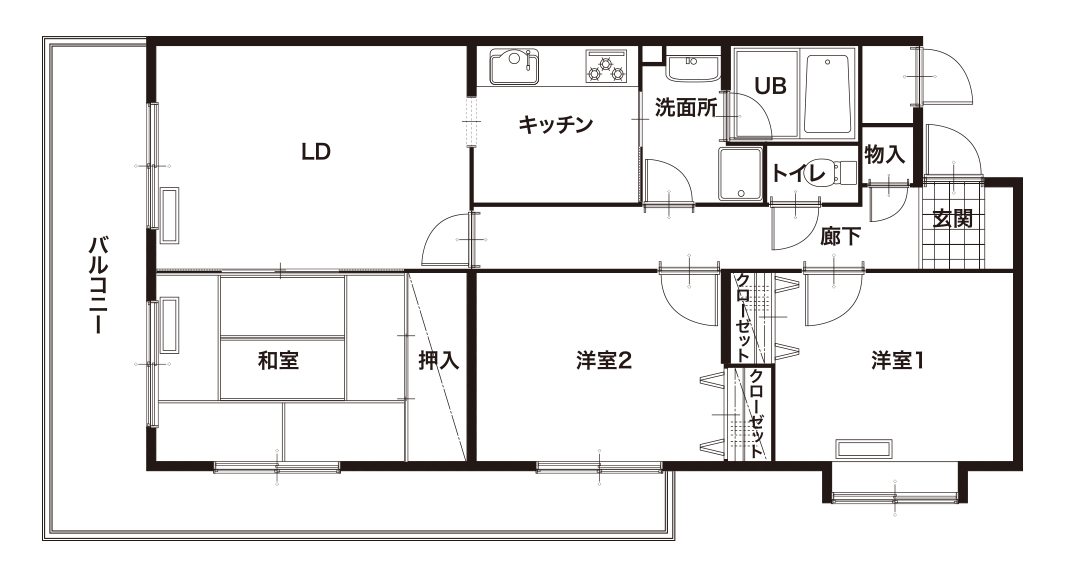 リノベーション前の間取り